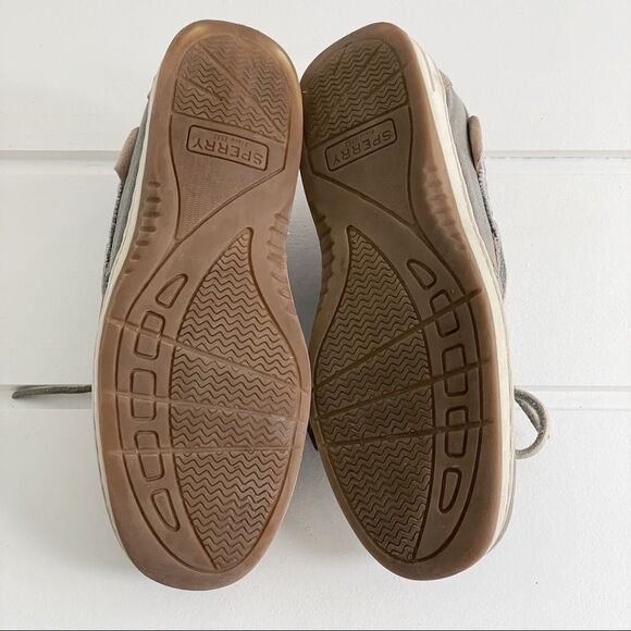 Sperry Top-Sider Ivyfish Sparkle Grey Boat Shoes - Picture 10 of 12